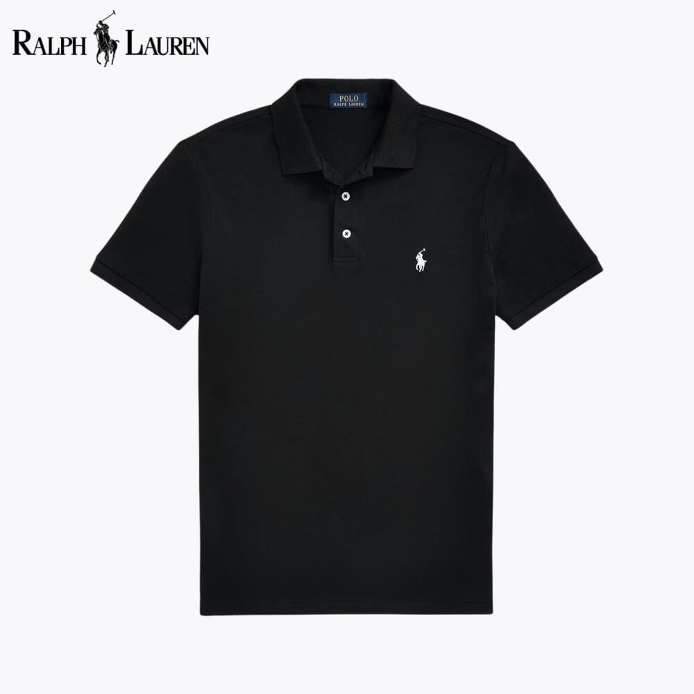 RL Custom Corte Slim Stretch Mesh Playera Polo