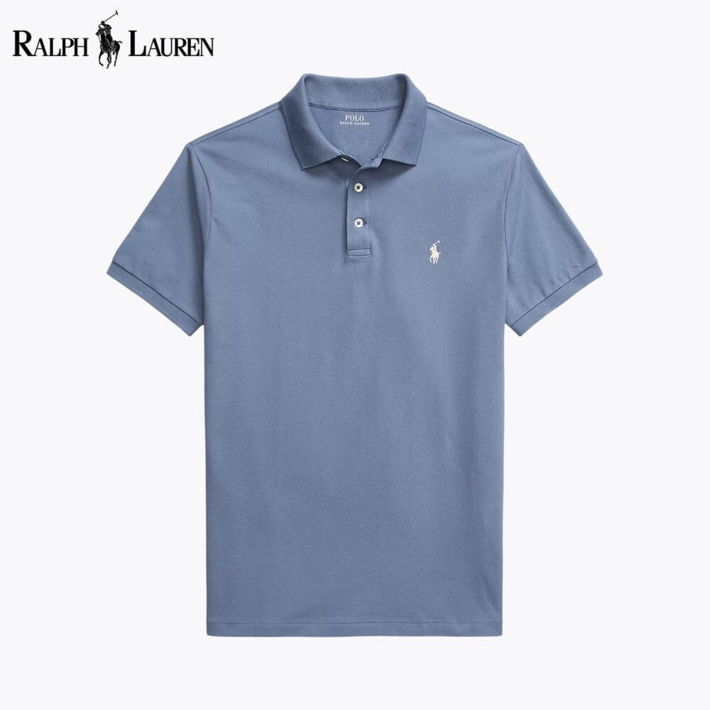 RL Custom Corte Slim Stretch Mesh Playera Polo