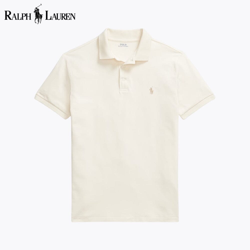 RL Custom Corte Slim Stretch Mesh Playera Polo