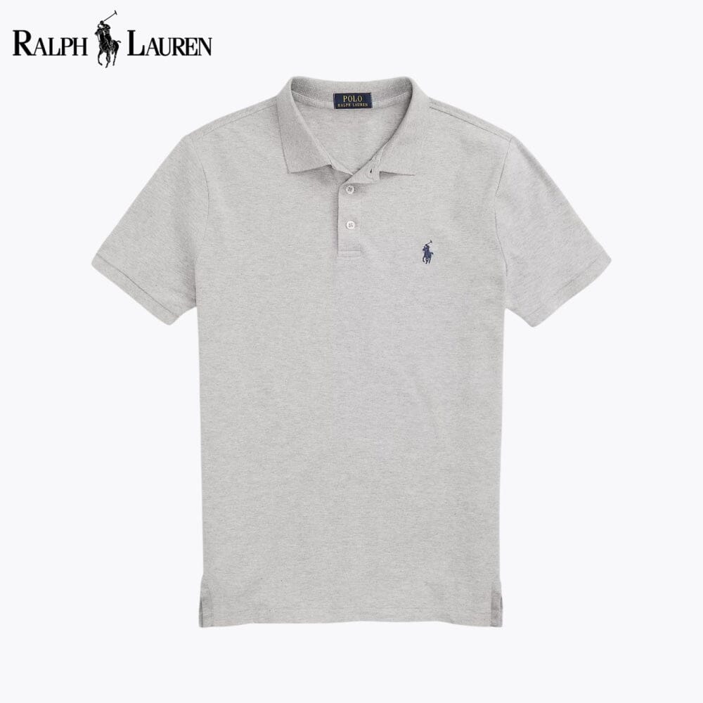 RL Custom Corte Slim Stretch Mesh Playera Polo