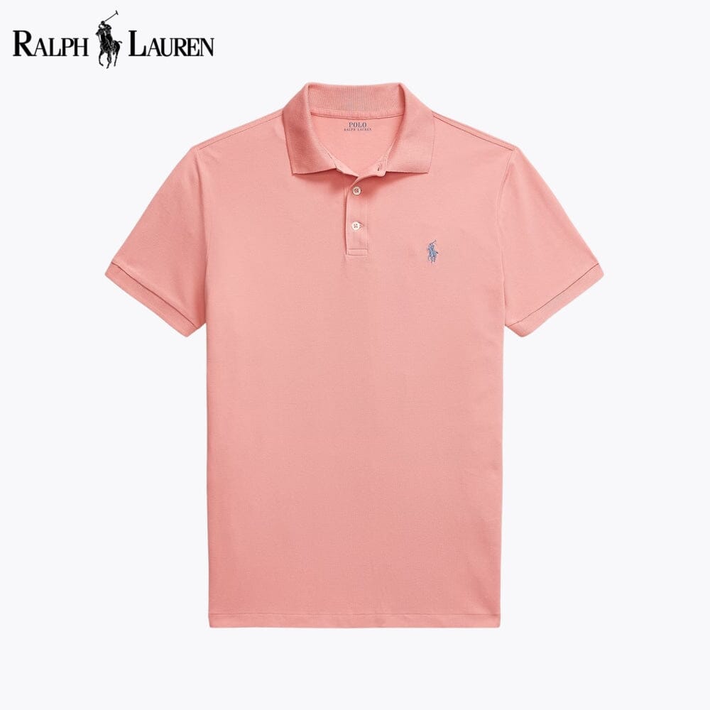 RL Custom Corte Slim Stretch Mesh Playera Polo