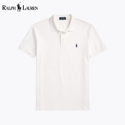 RL Custom Corte Slim Stretch Mesh Playera Polo