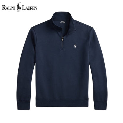 Suéter de cuello alto doble tejido RL