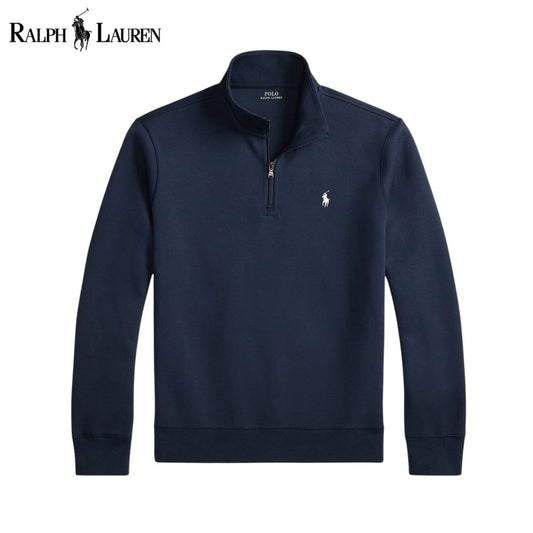 Suéter de cuello alto doble tejido RL
