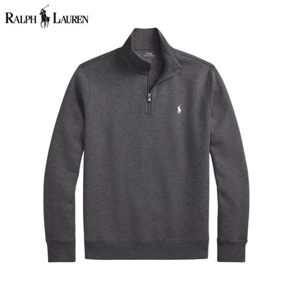 Suéter de cuello alto doble tejido RL