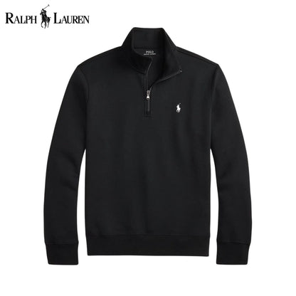 Suéter de cuello alto doble tejido RL