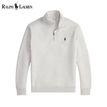 Suéter de cuello alto doble tejido RL
