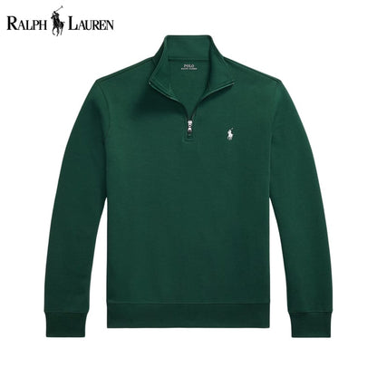 Suéter de cuello alto doble tejido RL
