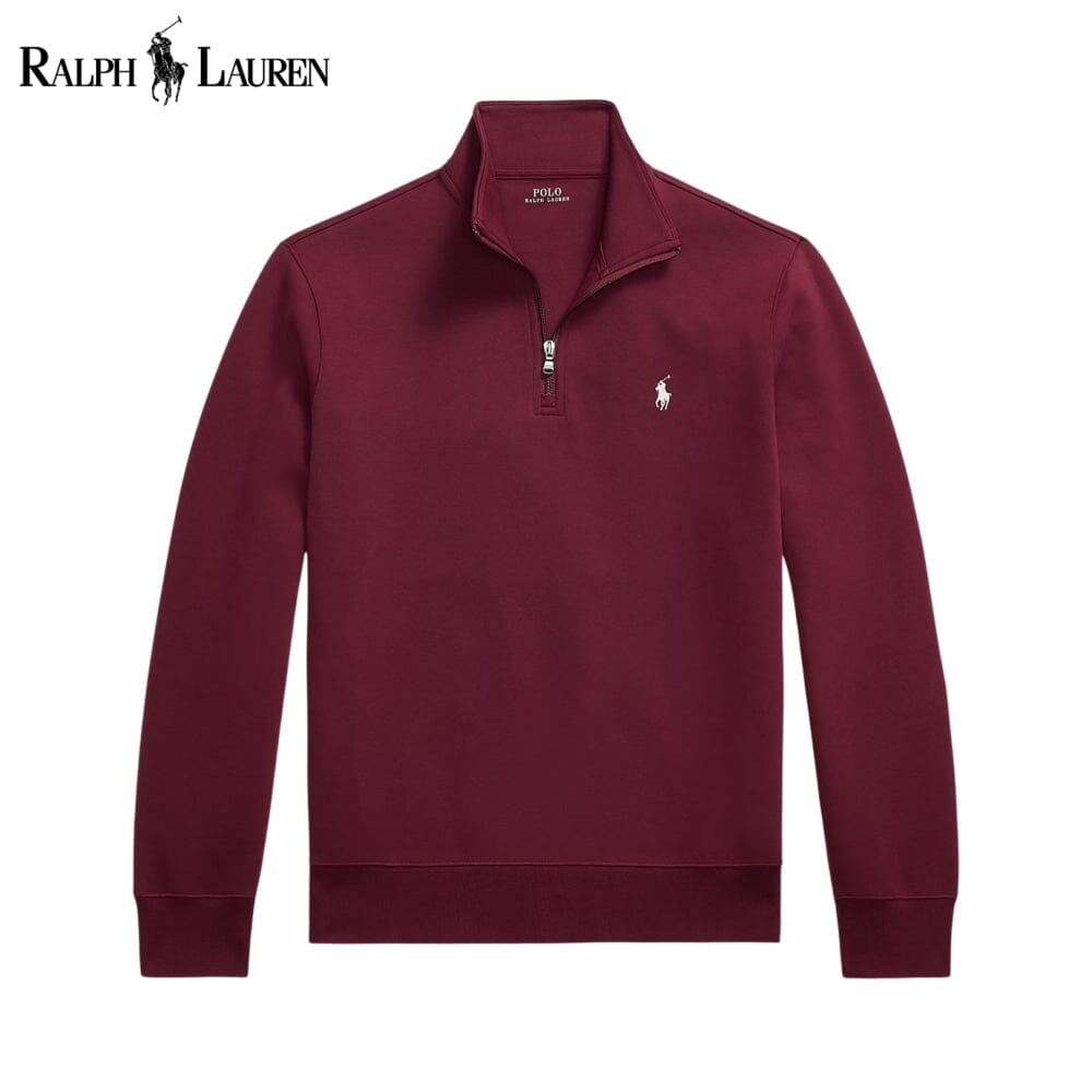 Suéter de cuello alto doble tejido RL