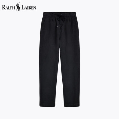 Pantalón de lino plisado RL Lateef de corte relajado