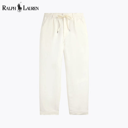 Pantalón de lino plisado RL Lateef de corte relajado