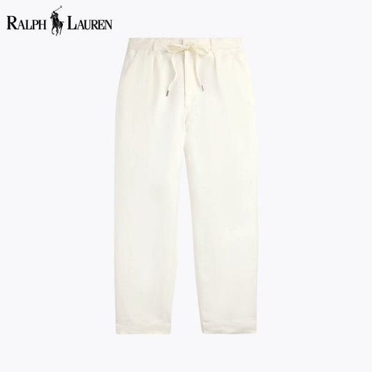 Pantalón de lino plisado RL Lateef de corte relajado