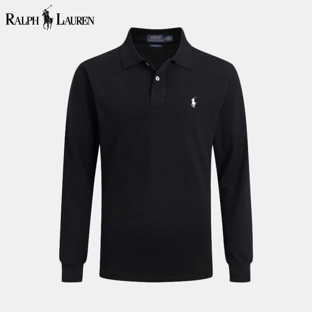 RL Long Corte Ajustado Camisa de Vestir