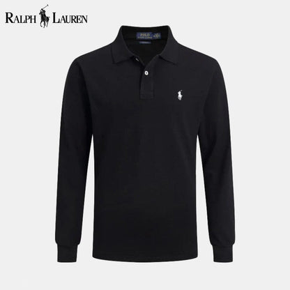 RL Long Corte Ajustado Camisa de Vestir