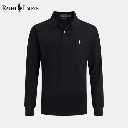 RL Long Corte Ajustado Camisa de Vestir