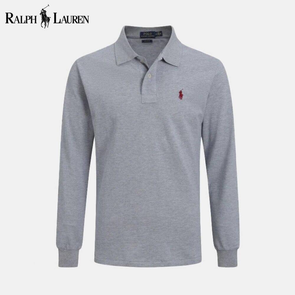 RL Long Corte Ajustado Camisa de Vestir