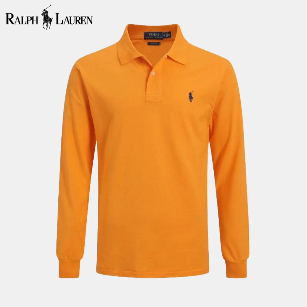 RL Long Corte Ajustado Camisa de Vestir