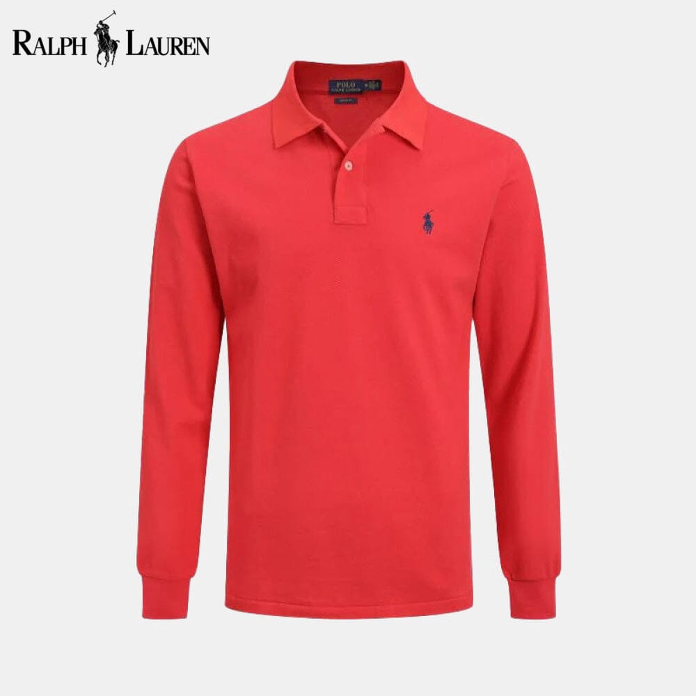 RL Long Corte Ajustado Camisa de Vestir