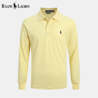 RL Long Corte Ajustado Camisa de Vestir