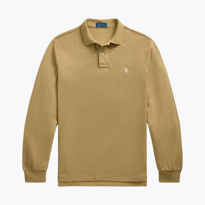 RL Mesh Polo de manga larga