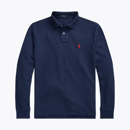 RL Mesh Polo de manga larga