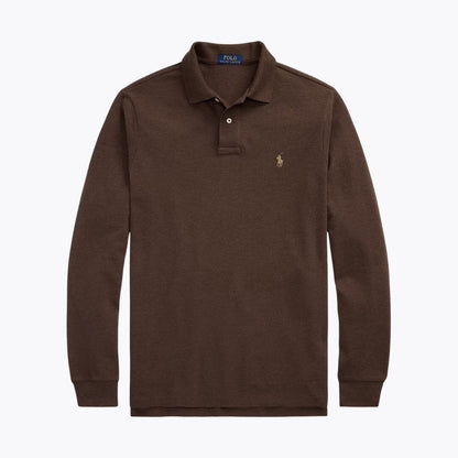 RL Mesh Polo de manga larga
