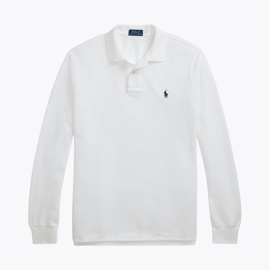 RL Mesh Polo de manga larga
