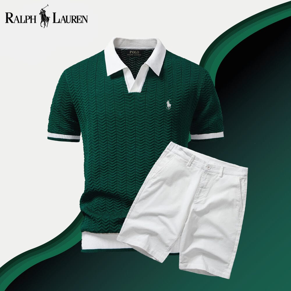 RL Old Money Playera Polo + Shorts Conjunto