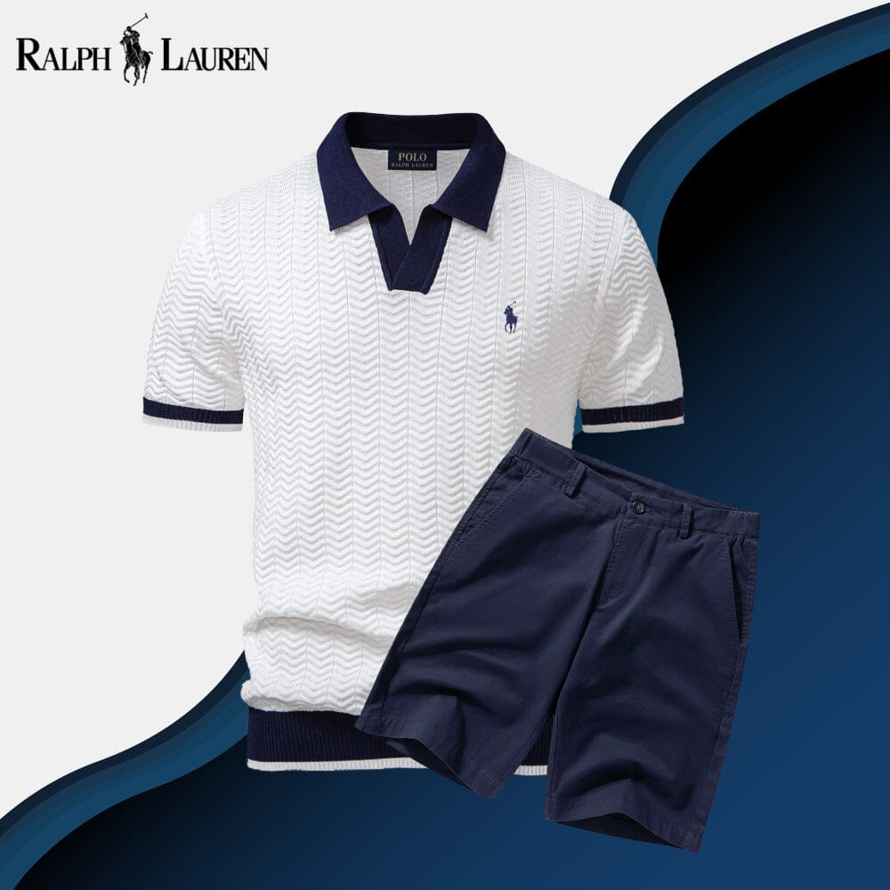 RL Old Money Playera Polo + Shorts Conjunto