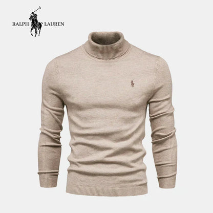 RL Hombre Cuello Alto Suéter (Liquidación)