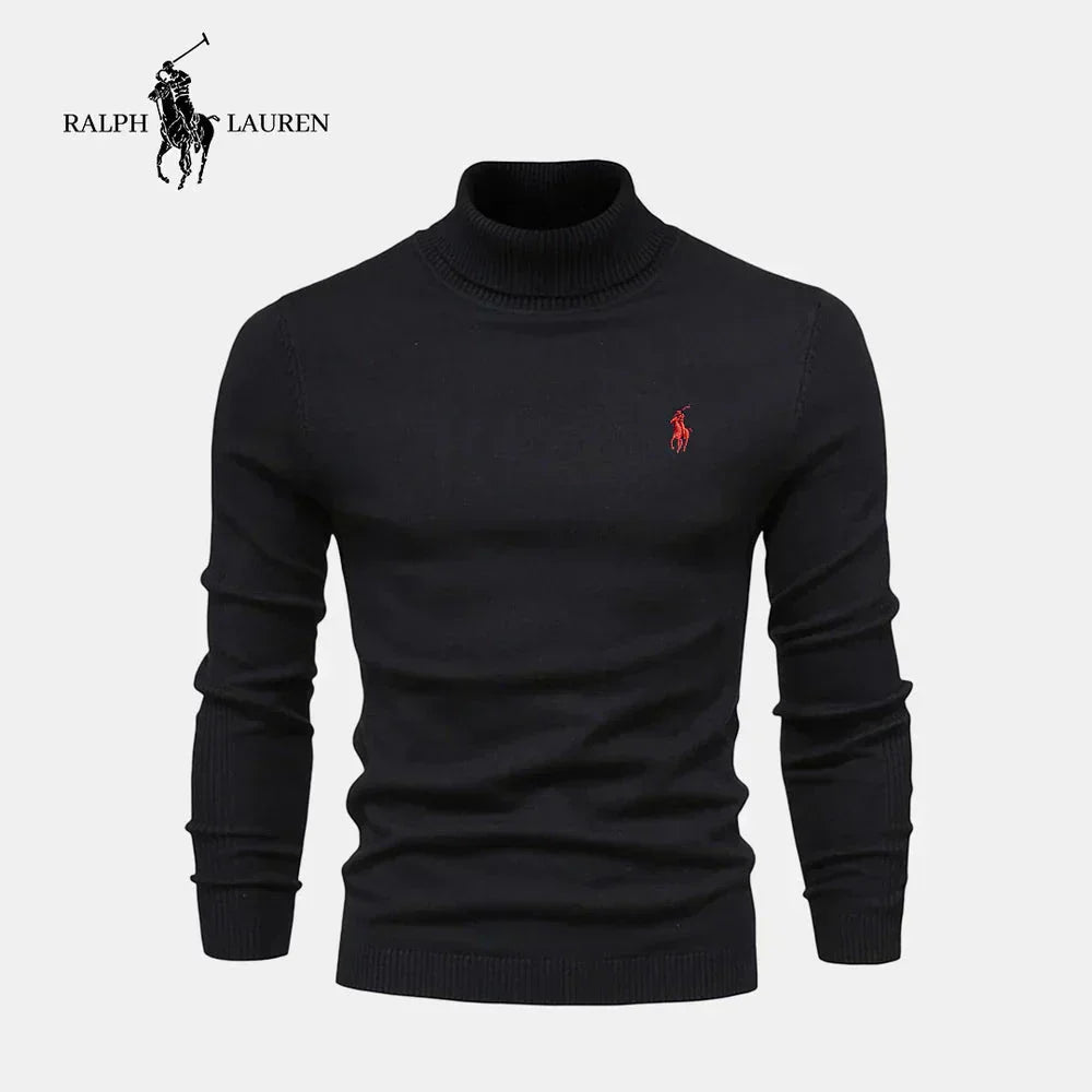 RL Hombre Cuello Alto Suéter (Liquidación)