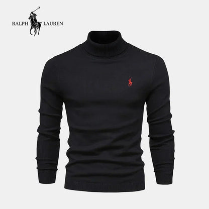 RL Hombre Cuello Alto Suéter (Liquidación)
