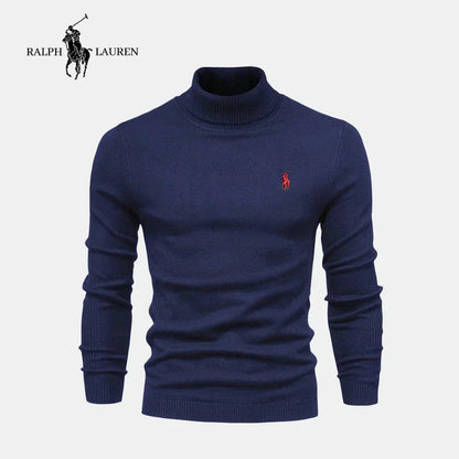 RL Hombre Cuello Alto Suéter (Liquidación)