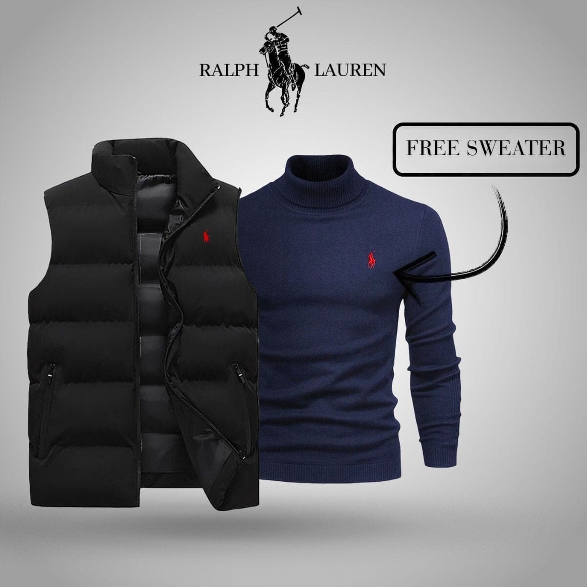 Chaleco RL + Suéter exclusivo gratis (REBAJAS)
