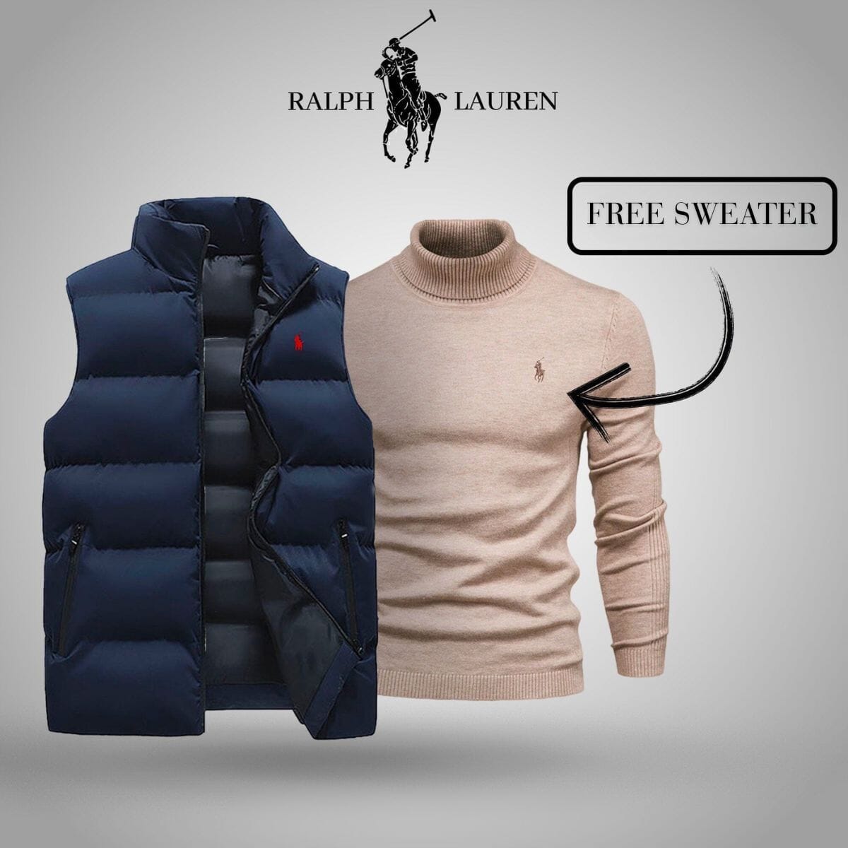 Chaleco RL + Suéter exclusivo gratis (REBAJAS)