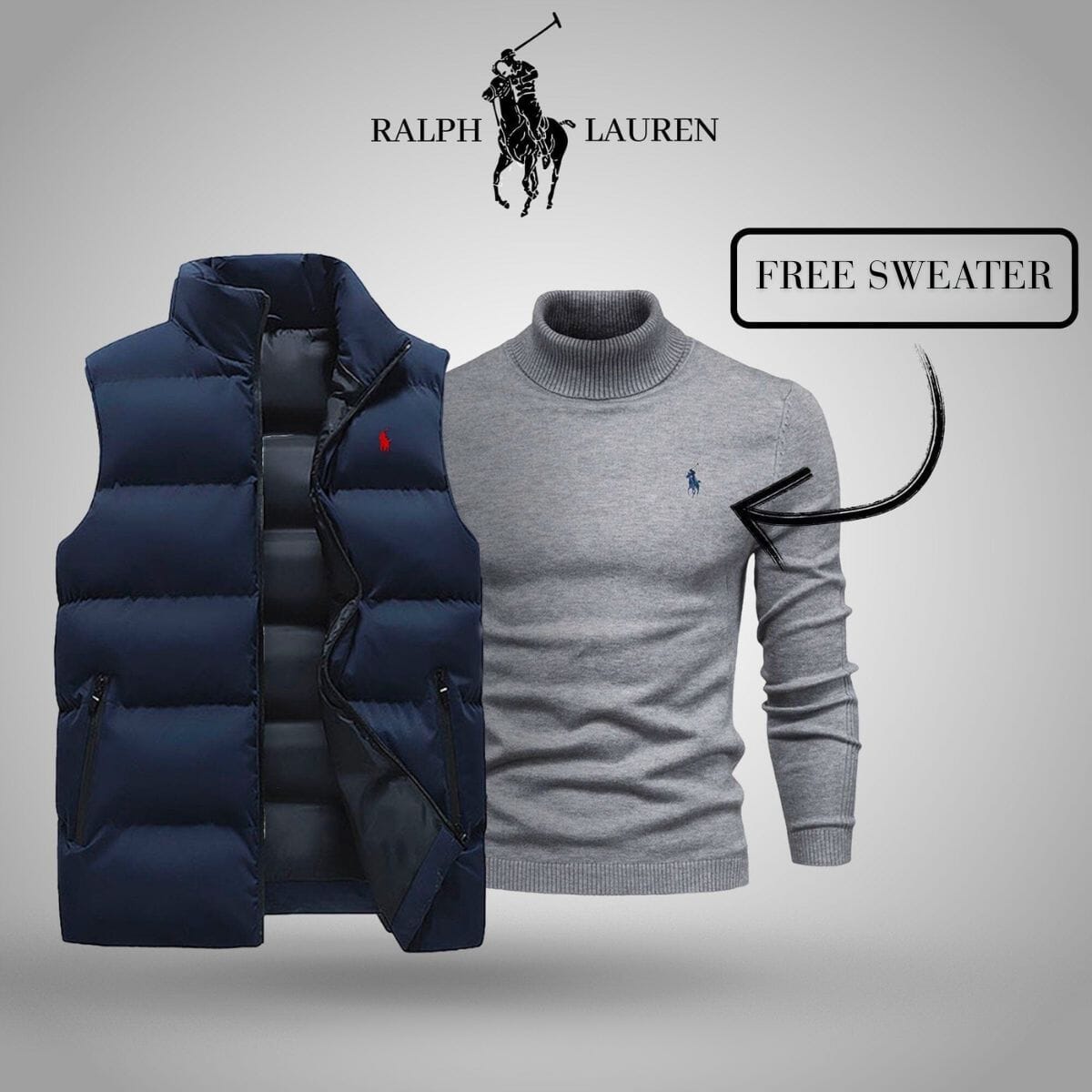 Chaleco RL + Suéter exclusivo gratis (REBAJAS)
