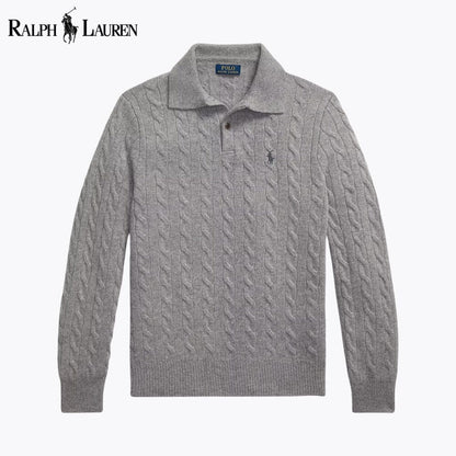 Jersey trenzado de lana y cachemir RL