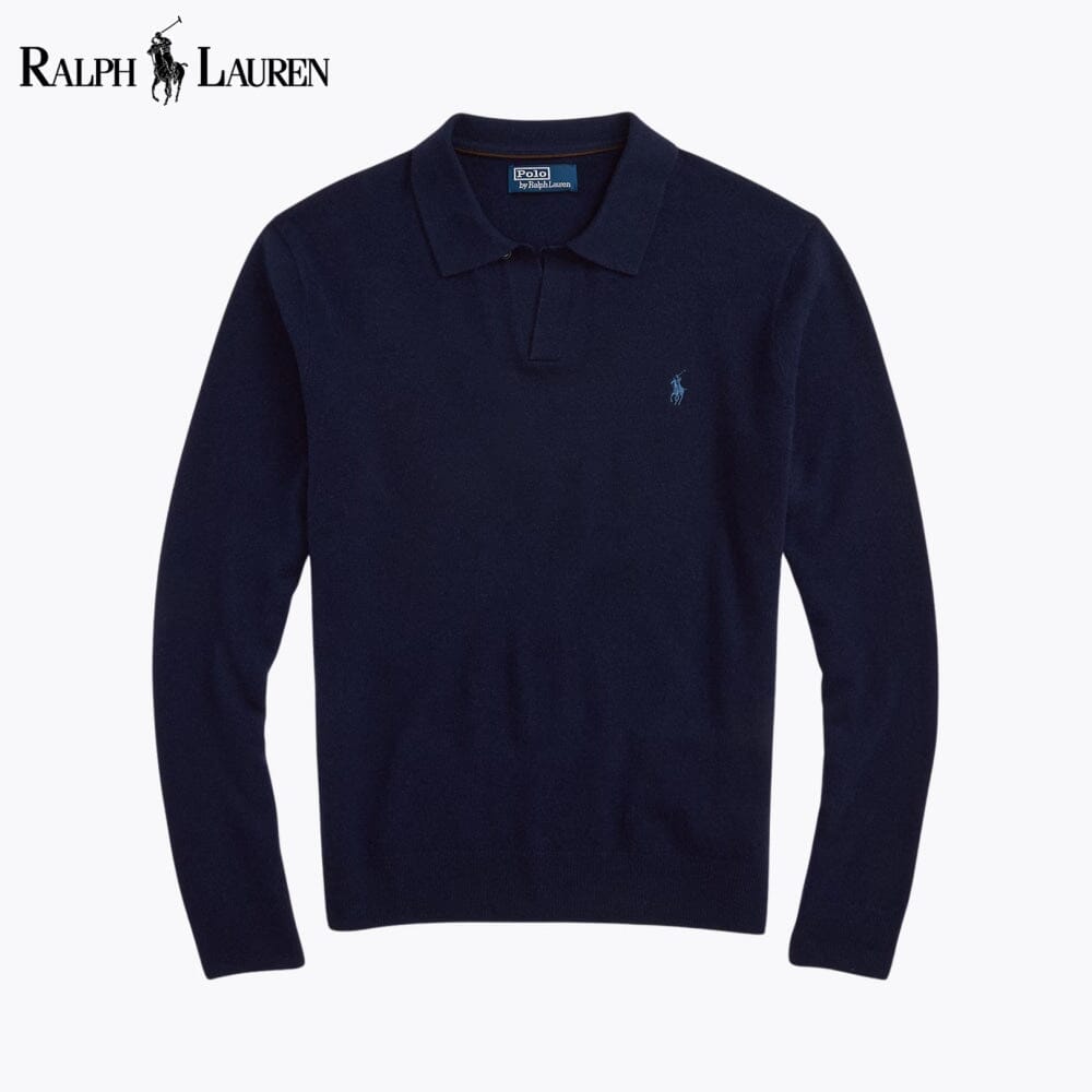 RL Wool Suéter con cuello Johnny