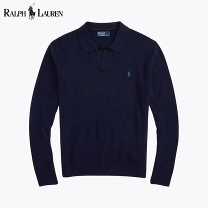 RL Wool Suéter con cuello Johnny