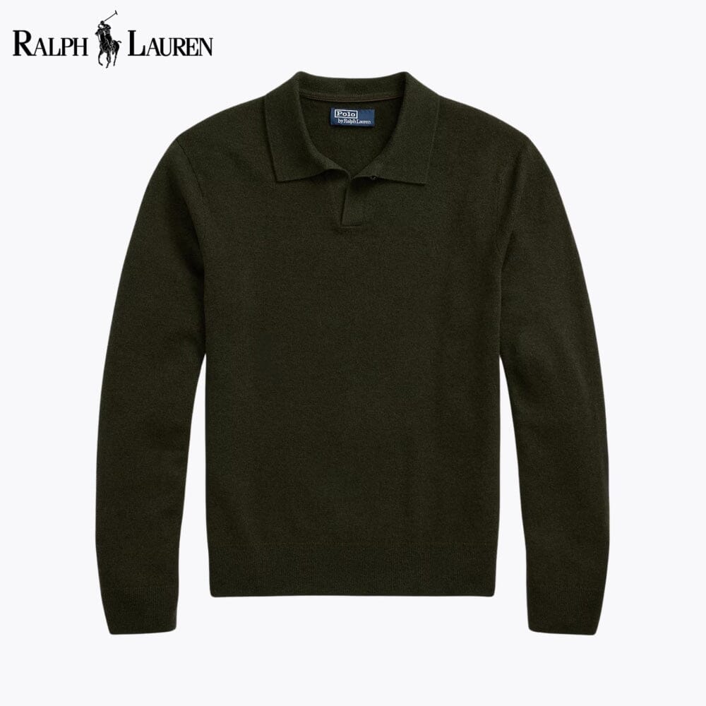 RL Wool Suéter con cuello Johnny