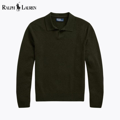 RL Wool Suéter con cuello Johnny