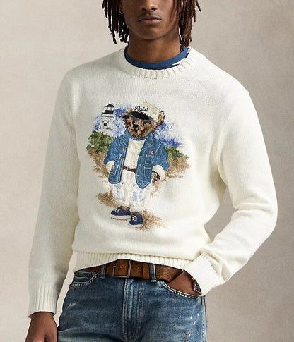 RL Suéter | Blue Polo Bear
