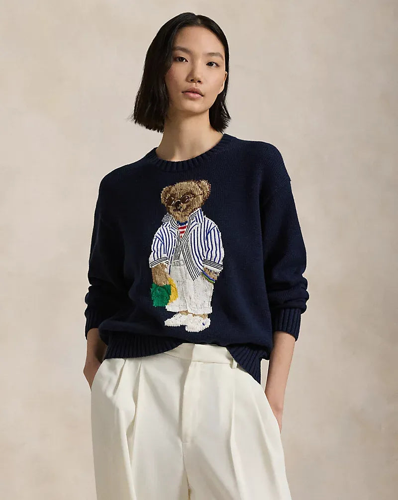 RL Suéter | Navy Blue Polo Bear