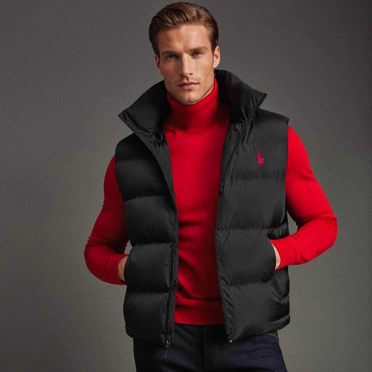 RL Hombre Colden Chaleco Plegable (Liquidación)
