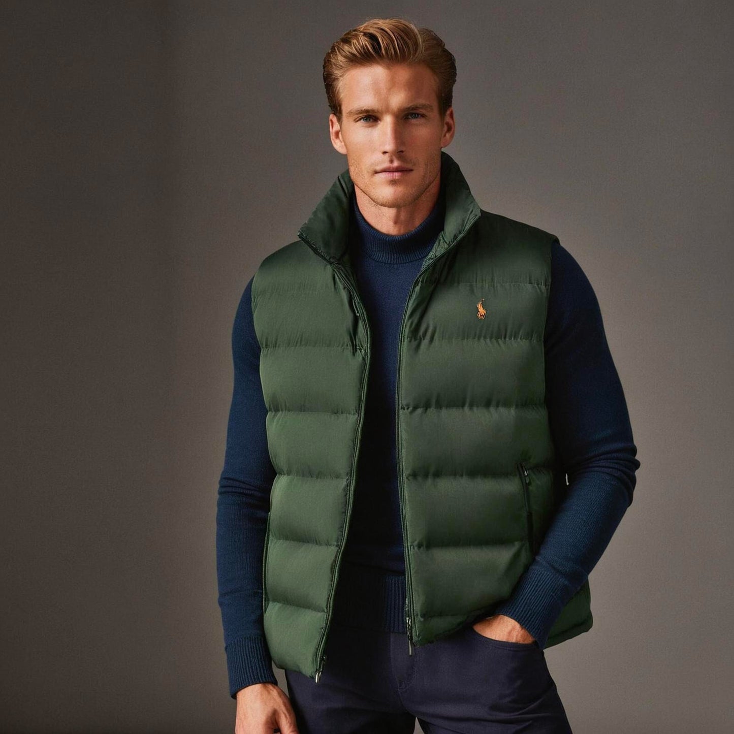 RL Hombre Colden Chaleco Plegable (Liquidación)