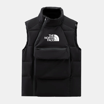TNF Quilted Wool-Blend Cable-Knit Suéter de Punto