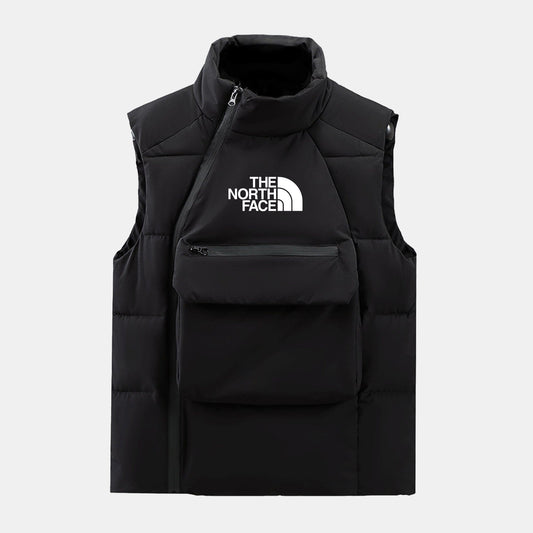 Suéter de punto trenzado de mezcla de lana acolchada de TNF
