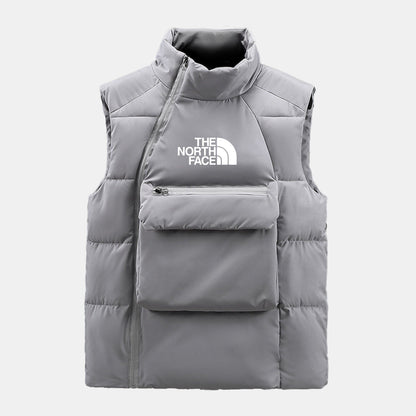 TNF Quilted Wool-Blend Cable-Knit Suéter de Punto