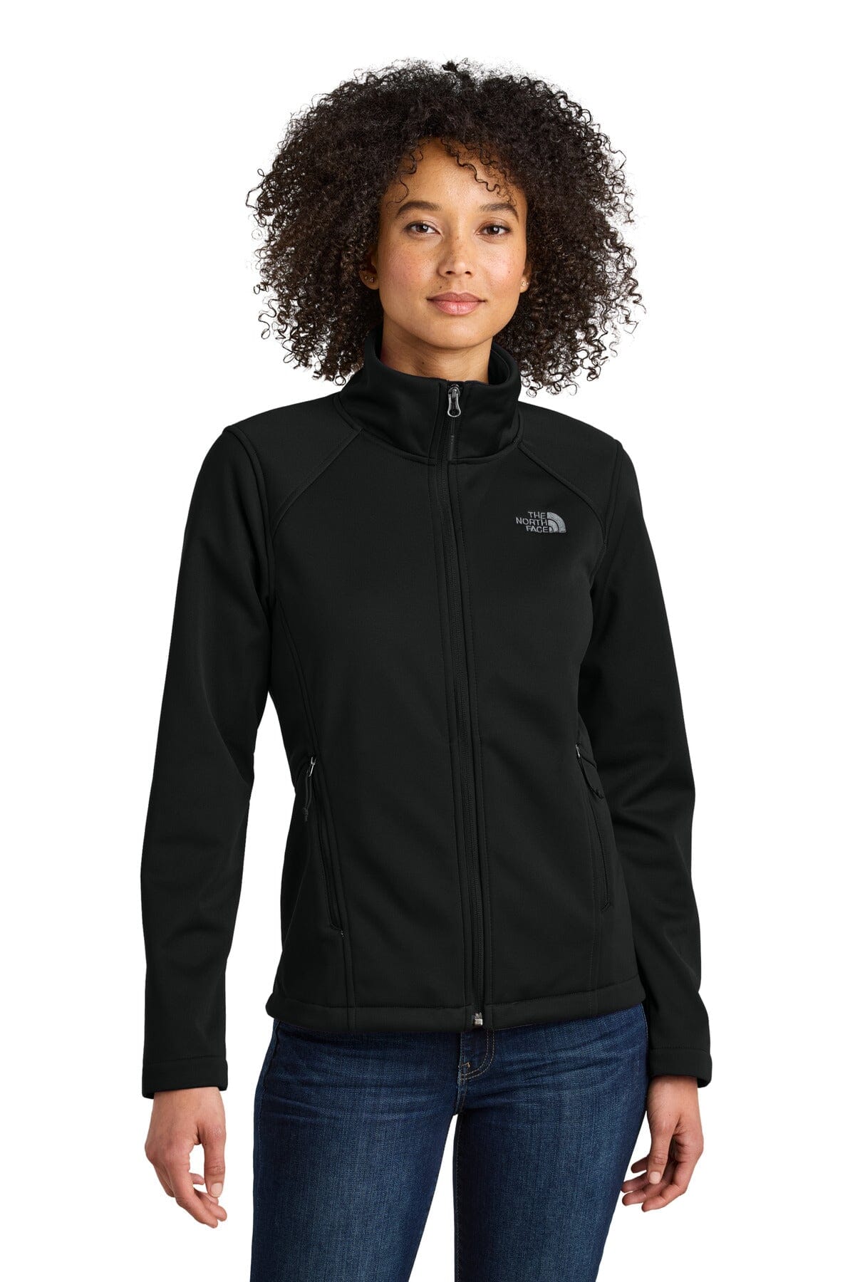 TNF Mujer Chaqueta Soft Shell Ridgewall con Logotipo en el Pecho