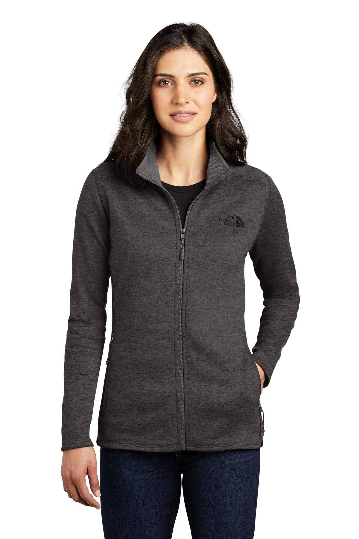 TNF Mujer Skyline Chaqueta de Forro Polar con Cremallera Completa